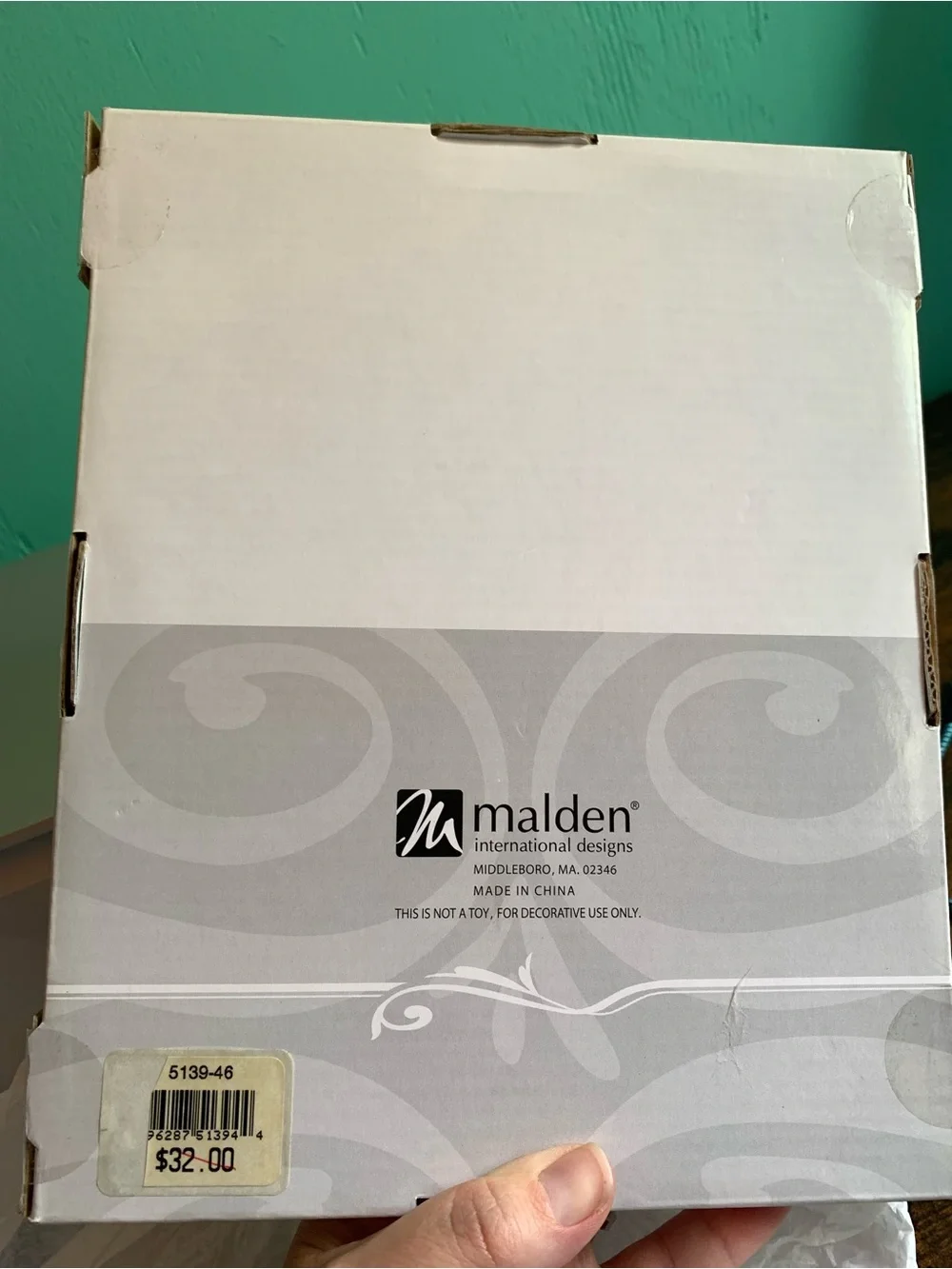 Malden “A Star is Born” Baby Picture Frame with Baby Icons - silver finish